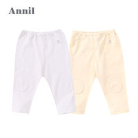 Annil 安奈儿 婴童针织长裤子 2条装
