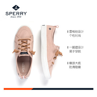 SPERRY  STS80644 女士雷根结系带帆布鞋