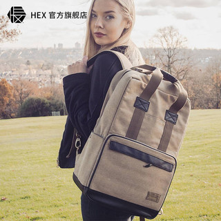 HEX 帆布双肩包 (47m+33cm+17cm、卡其色)