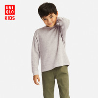 UNIQLO 优衣库 415245 儿童华夫格圆领上衣