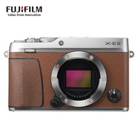 FUJIFILM 富士   X-E3 数码相机 (棕色、15-45mm、f3.5-5.6、2430万像素、APS画幅)