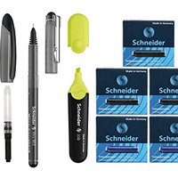 Schneider 施耐德 超越Opus套装 (钢笔1+走珠笔1+荧光笔1+吸墨管1+墨5)