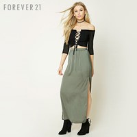FOREVER 21 女士开叉半身裙