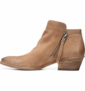 Sam Edelman 女士Packer真皮粗跟短靴