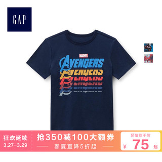 Gap 盖璞 446019 Marvel 复仇者联盟系列 儿童T恤