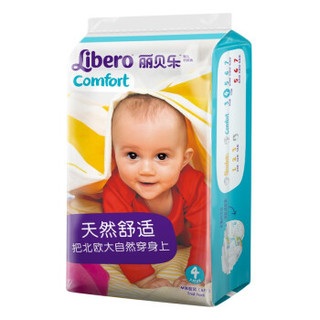Libero 丽贝乐 婴儿纸尿裤 4号 6片装 M码*3包装