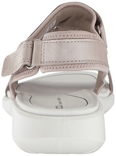 ECCO Women's Soft 5 Sandal爱步 牛皮魔术贴平底凉鞋