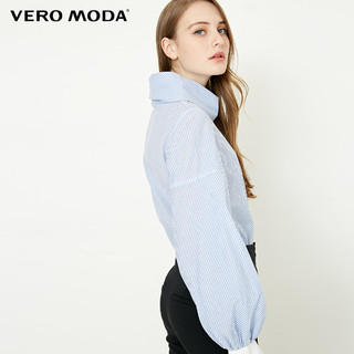 VERO MODA 维莎曼 318151511 女士拼接衬衫