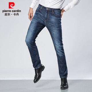 pierre cardin 皮尔卡丹 P1821 男士弹力修身牛仔裤 