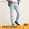 FOREVER 21 男士小脚水洗牛仔裤