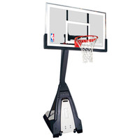 斯伯丁 Spalding 便携式60英寸室内外篮球架比赛篮球板篮球框 74560CN