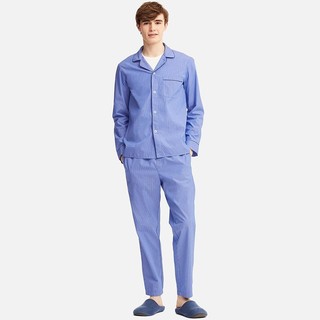 UNIQLO 优衣库 412630 男士长袖睡衣套装