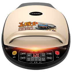 利仁（Liven）电饼铛家用双面加热可拆洗煎饼烙饼锅煎烤机25MM加深烤盘升级版LR-D3020S