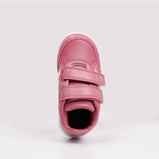adidas 阿迪达斯 儿童魔术贴休闲运动鞋 B37976 酒红色 27