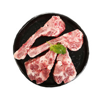 京觅  丹麦皇冠进口猪颈骨块 汤骨 800g 