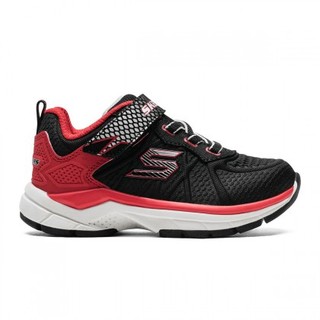 SKECHERS 斯凯奇 BOYS系列 小童透气运动鞋 97541N 黑色/红色 20.5