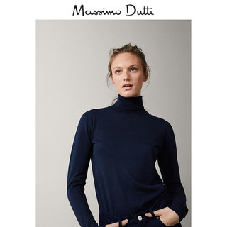 Massimo Dutti 05610560401 素色羊毛/丝质针织衫