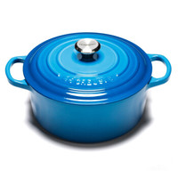 酷彩Le Creuset 铸铁珐琅锅 24cm/4.2L  海岸蓝色