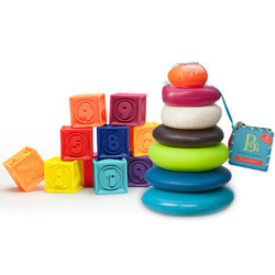 B.Toys 比乐 数字浮雕软积木玩具 捏捏乐+叠叠乐