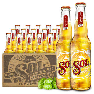 SOL 苏尔 瓶装啤酒 330ml*24瓶