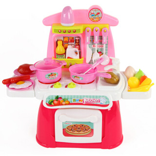 beiens 贝恩施 厨房玩具套装 标准款 粉色+37件蛋糕切切乐