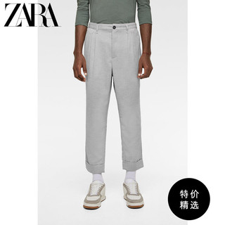 ZARA 01478300802 男士打褶垂性裤子