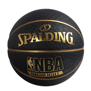 SPALDING 斯伯丁 NBA 7号 成人蓝球 73-901Y   金色