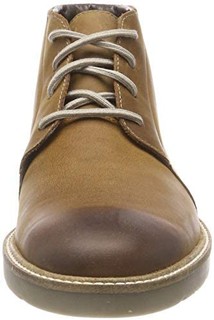 Clarks 男士 Grandin 中号Chukka 男士真皮短靴