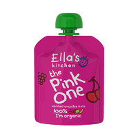 Ella's kitchen 艾拉厨房 彩虹系列 有机果泥 英版 3段 树莓樱桃味 90g