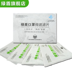 绿盾口 罩滤片PM2.5抗菌滤片 4片盒装