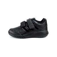 adidas 阿迪达斯 男童魔术贴休闲运动鞋 BA9422 黑色 28