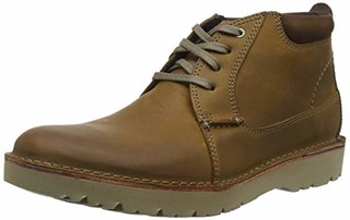 Clarks  Vargo Mid Boots其乐 男士系带短靴