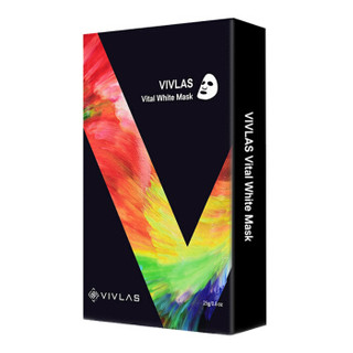 VIVLAS 唯兰颂 提亮焕活面膜 25g*5片