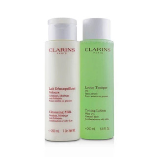 CLARINS 娇韵诗 温和洁颜套装（均衡柔肤洁颜乳 200ml+绿水平衡爽肤水 200ml）