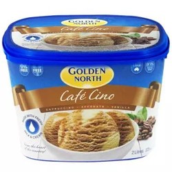 GOLDEN NORTH 鲜奶咖啡味雪糕2L *2+ 马迭尔冰棍 6只装 +凑单品