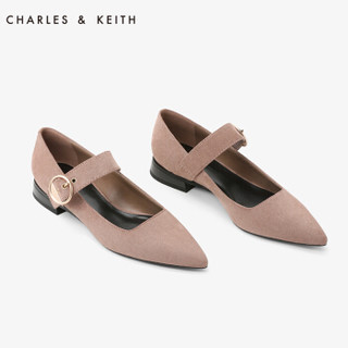 CHARLES & KEITH CK1-70900106 女士尖头玛丽珍鞋