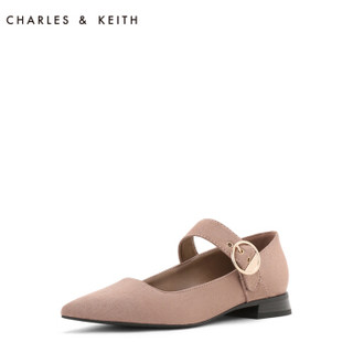 CHARLES & KEITH CK1-70900106 女士尖头玛丽珍鞋