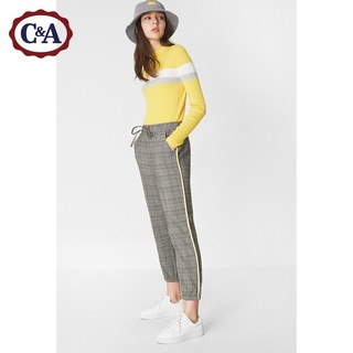 C&A 200210248-M0 女士格纹束脚裤