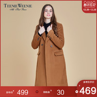  TEENIE WEENIE 维尼熊 TTJW64V91Q 翻领双排扣毛呢大衣