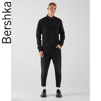  Bershka 巴适卡 06037388800 男士牛仔衬衫