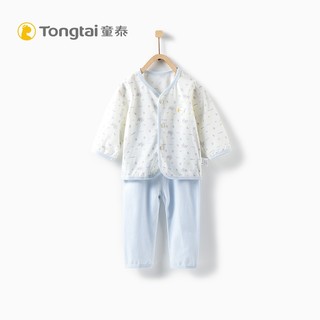 Tong Tai 童泰 婴儿长袖内衣套装 T91J1151  3-18个月