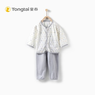 Tong Tai 童泰 婴儿长袖内衣套装 T91J1151  3-18个月