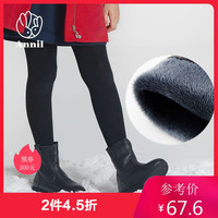 Annil 安奈儿 女童加厚打底裤