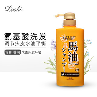 Loshi 马油无硅油 洗发水 600ml