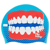 SPEEDO 速比涛 泳帽 巴厘岛蓝/白/岩红色