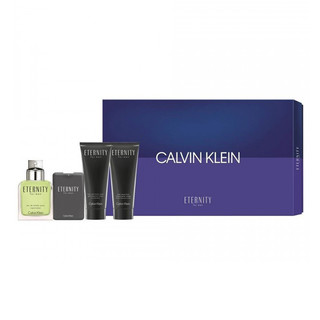 CALVIN KLEIN 卡尔文·克莱 永恒 男士四件套（淡香水100ml+淡香水20ml+洗发沐浴100ml+须后膏100ml）