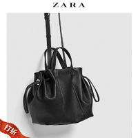 ZARA 12418304040 女士黑色手提包