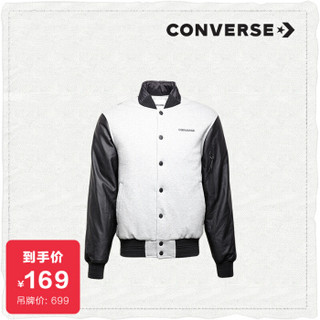 CONVERSE 匡威 10005304 男子撞色PU拼接夹克  