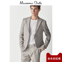 Massimo Dutti 02042098710 男士亚麻西服