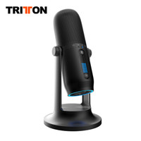 Tritton HALO 专业电容麦克风 (USB、金属黑)